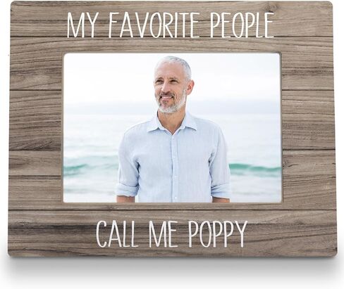 FLDAS Pop Pop Picture Frame 8x10, Grandpa Picture Frames, Grandpa Gifts from Grandkids, Gifts for PopPop Fathers Day from Grandson Granddaughter, My Favorite People Call Me Pop Pop Photo Frame 5X7 in Saudi Arabia