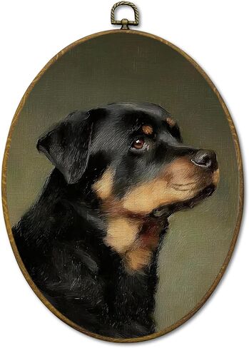 Mcehtle Vintage Golden Retriever Wall Art Decor, Moody Rustic Dog Lover Gift Framed Canvas Prints 8.6x11.4, Countryside Cottagecore Decor for Farmhouse Cabin Gallery Wall Hanging Artwork Decorations in Saudi Arabia
