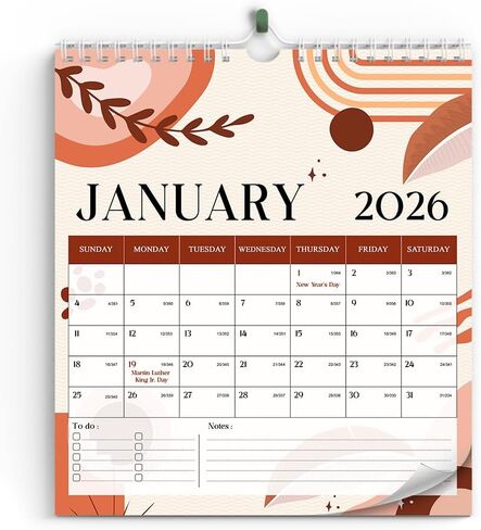 2025 Wall Calendar - Jan 2025 - Dec 2025, Birth Month Flowers Calendar 2025, Dates Notes To-do List Organizing, Your Home School Or Decor in Saudi Arabia