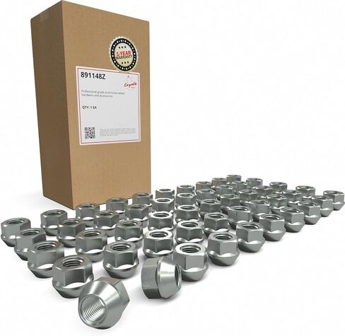 Wheel Accessories Parts 24 Pcs M14x1.5 14x1.5 Thread Open End Bulge Acorn 21mm 0.83" Long Lug Nuts Zinc 7/8" 22mm Hex Fits Chevy Silverado 1500 Tahoe ｜ GMC Sierra 1500 ｜ Ram 1500 in Kuwait