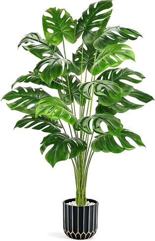 Der Rose 44 بوصة شجرة النخيل الاصطناعية شجرة صناعية للديكور الداخلي والخارجي للمنزل والمكتب وغرفة المعيشة والشرفة in Kuwait