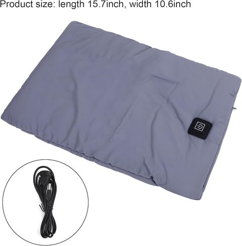 USB Heating Pads Neck Back Shoulder Heat Pad Shoulder Pain Relief Electric Cloth Heater Pad Washable Foldable Pad 35-42℃ 3-Mode Adjustable Temperature USB Heated Blanket for Clothes Seat Pet Warmer in Kuwait