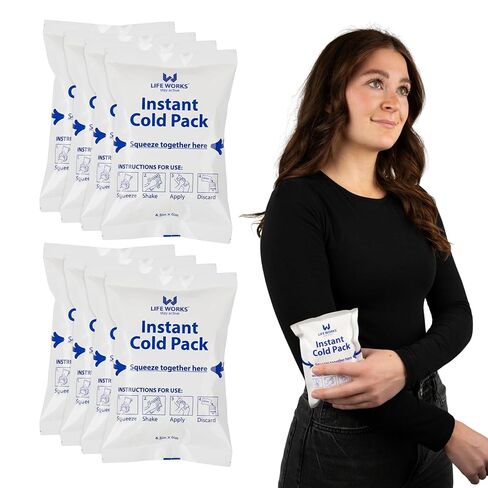 LIFE WORKS Instant Cold Pack (4" x 5.5") – 8pk in Saudi Arabia