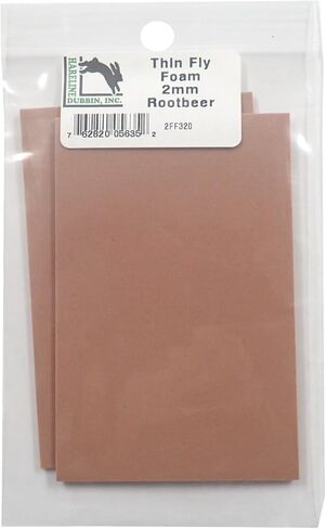TIEMCO 2FF 66210154369 Tying Material Hairline Dubbing, Fly Foam, 0.08 inches (2 mm), #369 Tan in Kuwait