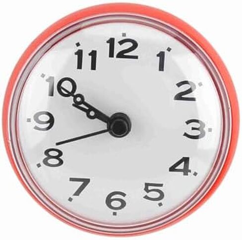 Bathroom Clock, Suction Wall Shower Clock with Traditional Pointer Type for Bathroom Pool Supplies in Saudi Arabia