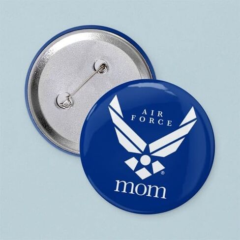 CafePress U.S. Air Force Mom 2.25 Button 2.25" Round Pinback Button in Kuwait