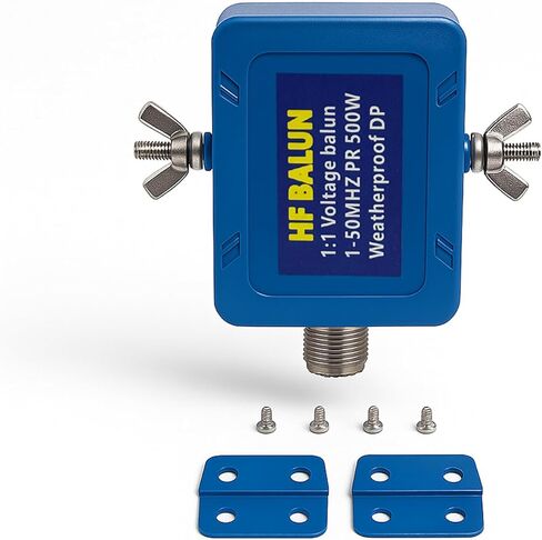 End Fed Antenna 1:1 1000W Shortwave Radio Balun Antenna, 1-54MHz CW FT8 FM AM FSK End Fed Half Wave Antenn 4 Band 8 Band for Outdoor in Kuwait