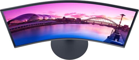 Samsung 27 بوصة S39C Series FHD Curved Gaming Monitor ، 75Hz ، AMD FreeSync ، عرض بدون إطار ، مكبرات صوت مدمجة ، حامل معدني نحيف ، LS27C392Eanxgo (متجدد) in Kuwait