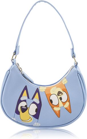 Bluey Hobo Handbag Purse for Girls with Bingo | Official Crossbody Shoulder Bag with Adjustable Strap | Small Toddler Purse, Preschool Handbag, Everyday Tote or Travel Mini Purse for Kids Ages 3+ in Saudi Arabia