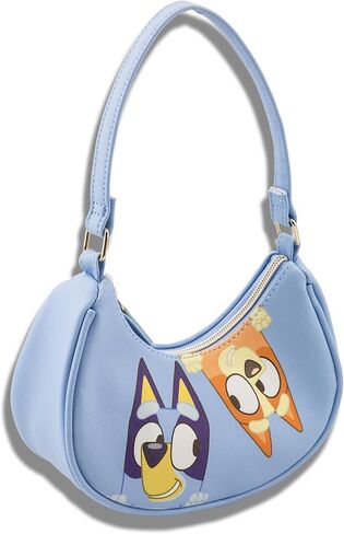 Bluey Hobo Handbag Purse for Girls with Bingo | Official Crossbody Shoulder Bag with Adjustable Strap | Small Toddler Purse, Preschool Handbag, Everyday Tote or Travel Mini Purse for Kids Ages 3+ in Saudi Arabia