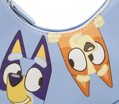 Bluey Hobo Handbag Purse for Girls with Bingo | Official Crossbody Shoulder Bag with Adjustable Strap | Small Toddler Purse, Preschool Handbag, Everyday Tote or Travel Mini Purse for Kids Ages 3+ in Saudi Arabia
