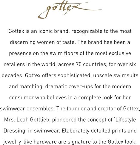 Gottex Women's Square Neck One Piece Swimwear-Front & Back Lining, Adjustable Straps, Built-in Soft Cups, Tummy Control in Saudi Arabia