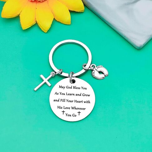 Encouragement Christian Gifts for Men Christian Keychain Gifts for Women Confirmation Baptism Gift Inspirational Bible Verse Gift for Friend Thanksgiving Birthday Christmas Religious Presents in Saudi Arabia
