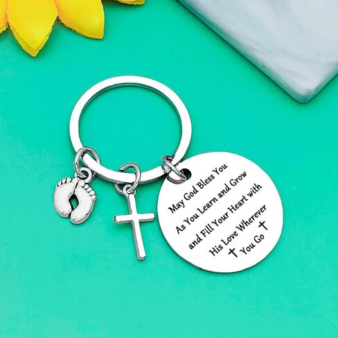 Encouragement Christian Gifts for Men Christian Keychain Gifts for Women Confirmation Baptism Gift Inspirational Bible Verse Gift for Friend Thanksgiving Birthday Christmas Religious Presents in Saudi Arabia