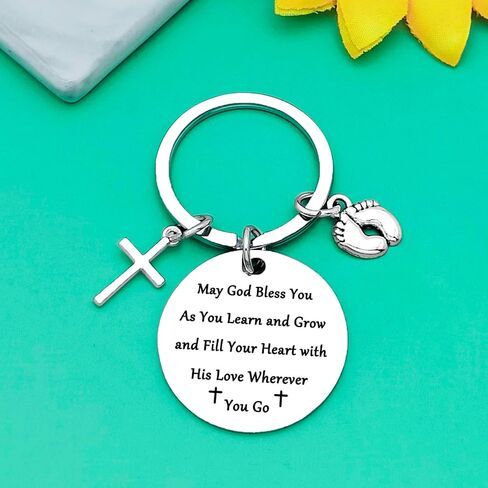 Encouragement Christian Gifts for Men Christian Keychain Gifts for Women Confirmation Baptism Gift Inspirational Bible Verse Gift for Friend Thanksgiving Birthday Christmas Religious Presents in Saudi Arabia