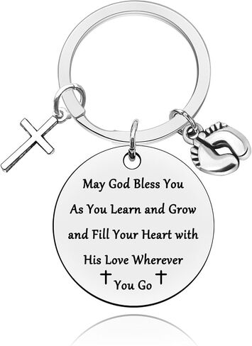 Encouragement Christian Gifts for Men Christian Keychain Gifts for Women Confirmation Baptism Gift Inspirational Bible Verse Gift for Friend Thanksgiving Birthday Christmas Religious Presents in Saudi Arabia