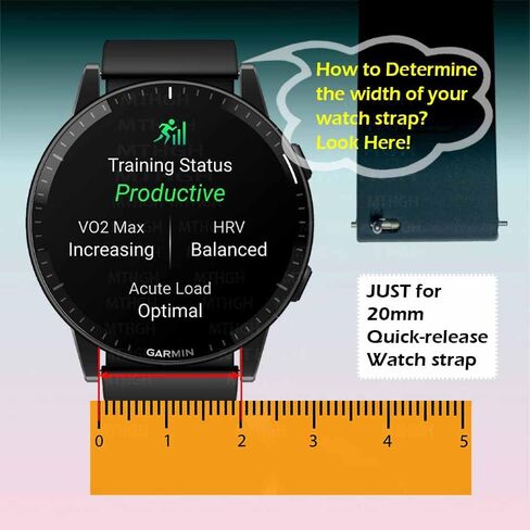 شاهد فرقة شاهد Garmin Forerunner 165/245 /55 Smartwatch ، حزام Women Watch لـ Garmin Venu /Venu 2 Plus ، شريط معصم بديل للسيليكون الناعم لـ Garmin النشط 5 /النهج S50 /S40 /Vivoactive 3 in Saudi Arabia
