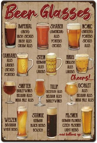 SUPERDANT Beer Tin Signs Funny Bar Metal Sign Poster Save Water Drink Beer Vintage Wall Art Plaque Garage Decor Bars Pub Playroom Man Cave Plaque Wall Decoration Gifts 12x8in in Saudi Arabia
