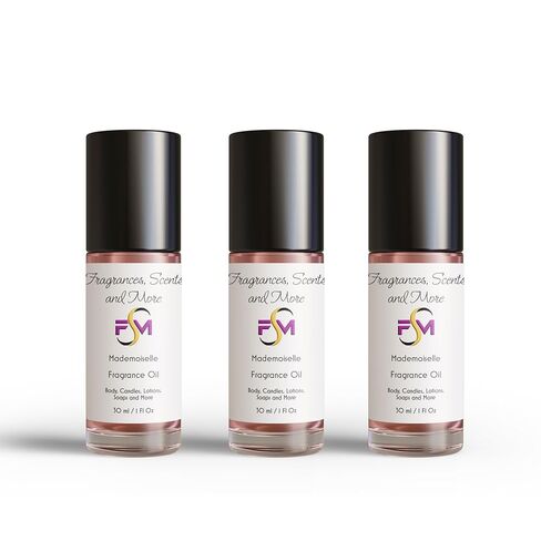 العطور والروائح والمزيد زيت عطر Mademoiselle - زجاجة بلاستيكية سعة 8 أونصة سائلة (240 مل) in Kuwait