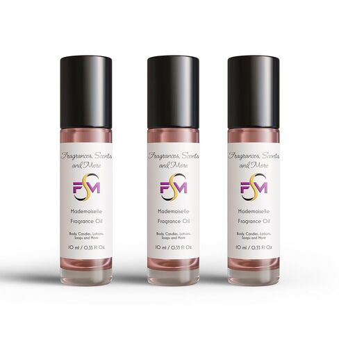 العطور والروائح والمزيد زيت عطر Mademoiselle - زجاجة بلاستيكية سعة 8 أونصة سائلة (240 مل) in Kuwait