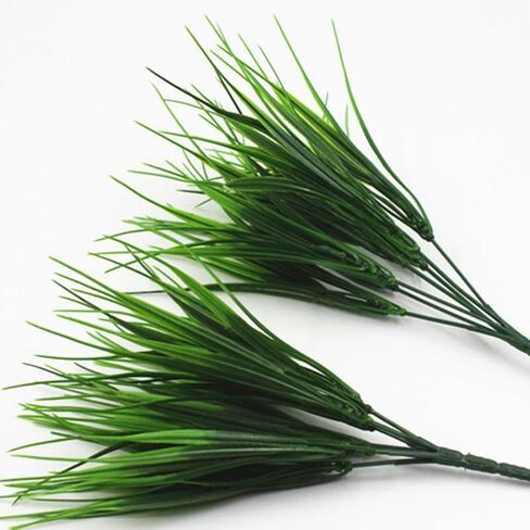 Artificial Seedlings Stems Faux Greenery Branches Decor Artificial Green Leaves for Wedding Flowers Bouquet Home Decorations in Saudi Arabia