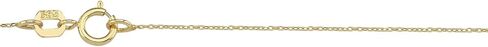 Wish Carat 14k Solid Gold Initial Necklace for Women - Dainty Charm Pendant Letter Necklace Jewelry for Women | 18'' in Saudi Arabia