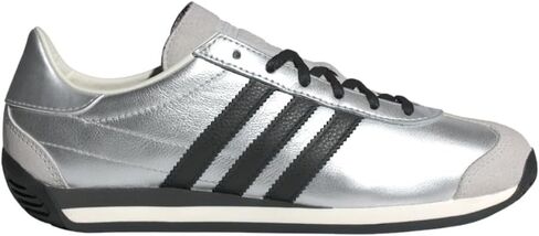 حذاء رياضي نسائي من adidas Country Og ذو رباط معدني كاجوال - فضي in Kuwait
