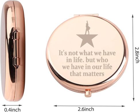 WUSUANED Musical Star Makeup Mirror Musical Lover Gift Theatre Inspired Mirror Drama Lover Gift in Saudi Arabia