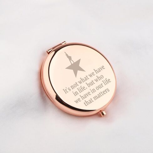 WUSUANED Musical Star Makeup Mirror Musical Lover Gift Theatre Inspired Mirror Drama Lover Gift in Saudi Arabia