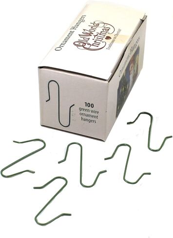 Old World Christmas Box of 100 Green Ornament Hangers 1441 Decoration Hooks in Saudi Arabia