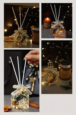Candles Gift Set. Scented Candle and Aroma Reed Diffuser Set. Aromatherapy. Candles for Christmas, New Year, Housewarming, Birthday, Women and Men. Present for Mom, Dad. Lavender Candle (Lavender) in Saudi Arabia