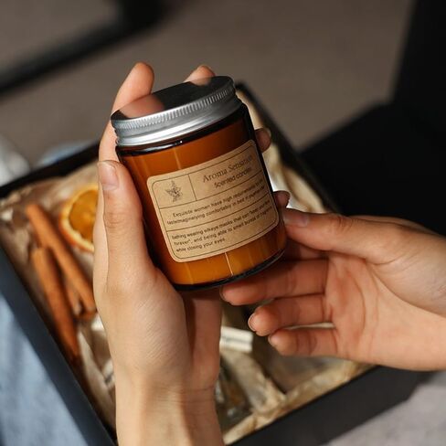 Candles Gift Set. Scented Candle and Aroma Reed Diffuser Set. Aromatherapy. Candles for Christmas, New Year, Housewarming, Birthday, Women and Men. Present for Mom, Dad. Lavender Candle (Lavender) in Saudi Arabia
