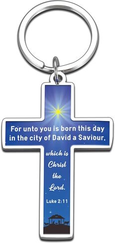 Octamber Confirmation Gifts for Teen Girls Boys, Baptism Gifts for Boys, Confirmation Gift for Teenage Boy, Bible Keychain for Men, Christian Keychain for Women, Inspirational Christian Key Chain in Saudi Arabia