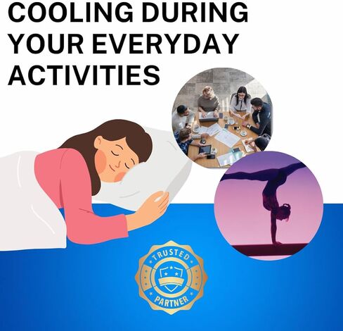 22 Elevate Lab Cooling Patches – Portable Soft Gel Pads for Refreshing Comfort & Temperature Relief – Air-Activated Reusable Design - Unscented and Dye Free – 6 Count in Saudi Arabia