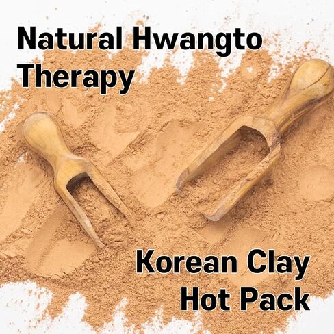 Korea Himedi Premium Reusable Redclay Square Pack Warmer Heater Microwave Heating Pad Hot & Cold Therapy Pack with Natural Clay Body Relief - Shoulder, Ankles, Back and Knee Pain 100% Cotton Cover in Saudi Arabia