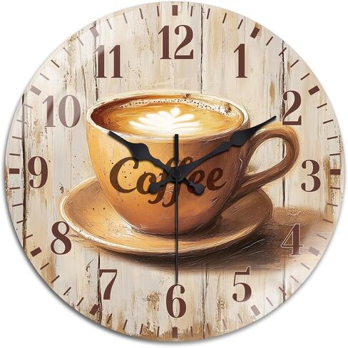 peacoblue Wall Clocks Battery Operated 12 Inch Wildflowers Glass Round Wall Clock Non Ticking for Kitchen Living Room Dining Room Bedroom and Bathroom Decor Accessories (Battery not Included) in Saudi Arabia