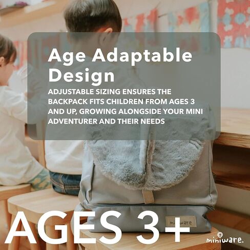 Miniware Kai the Shark My First Pac Pac - حقيبة ظهر 2 في 1 وحقيبة غداء - حقيبة ظهر معزولة للأطفال مع حقيبة غداء مرفقة - متينة وقابلة للتعديل ومريحة للأعمار من 3 سنوات فما فوق in Kuwait