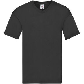 Fruit of the Loom 61436 Men's Original V-Neck T-Shirt 3 Pack - Black - XL in Kuwait
