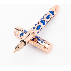Conklin Endura Deco Crest Fountain Pen Black - Extra Fine Nib - A Luxury Pen for Journaling, Autographs, and Memorable Gifts on Any Occasion in Saudi Arabia