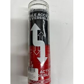 Reversible Double Action 2 Color (Black Over Red) Unscented Pillar Candle in Glass in Saudi Arabia