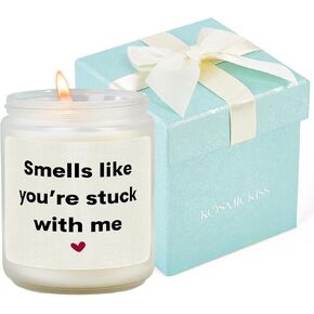 Birthday Gift for Girlfriend, Funny Anniversary Candle Gifts for Women, Men, Boyfriend Christmas Valentines Day Romantic Gifts for Her, Him-Lavender Scented Soy Wax Candle in Saudi Arabia