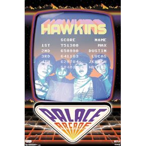 Trends International Netflix Stranger Things: Season 2 - Palace Arcade Wall Poster, 34L x 22.4W, Unframed Version in Saudi Arabia