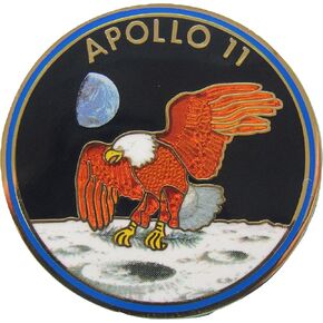 Apollo 11 Lapel Pin Official Nasa Edition "The Eagle Has Landed" Buzz Armstrong in Saudi Arabia