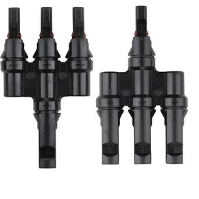 XYRIS Solar Connectors T Branch 1 to 2 for Solar Panels, Solar String Splitter/Joiner (M/FF+F/MM 1 Pair) in Saudi Arabia