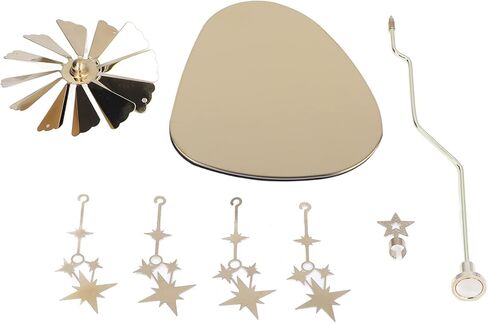 Garosa Candle Spinner Round Triangular Tray Rotating Candlestick Rotary Candle Holder Tea Light Romantic Revolving Spinning Candle Holder for Home Decoration Party Candlestick (Star) in Saudi Arabia