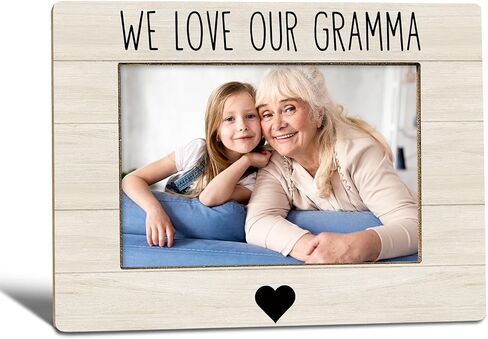 WTOGQ Gigi Grandma Picture Frame, Mother's Day Gifts for Grandma, Grandmother Gifts from Grandkids Photo Frame 4x6, We Love Our Gigi Wooden Photo Picture Frames for Desk Tabletop Decor in Saudi Arabia