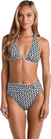Sunshine 79 Womens Over The Shoulder Thick Strap Bikini Swimsuit Top in Saudi Arabia