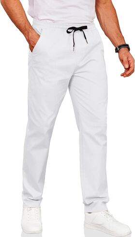 Coofandy الرجال الرباطين السراويل غير الرسمية القطن Twill مرنة الخصر الصين in Saudi Arabia