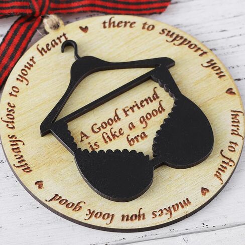 Friendships Hanging Ornament Friends Christmas Ornaments for Women Gifts for Best Friend Xmas Tree Round Decorations in Saudi Arabia