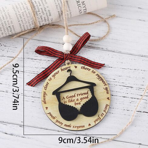 Friendships Hanging Ornament Friends Christmas Ornaments for Women Gifts for Best Friend Xmas Tree Round Decorations in Saudi Arabia